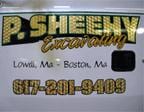 P Sheehy Excavating Print - Auto Graphics in Dorchester, MA P Sheehy Excavating Print - Auto Graphics in Dorchester, MA