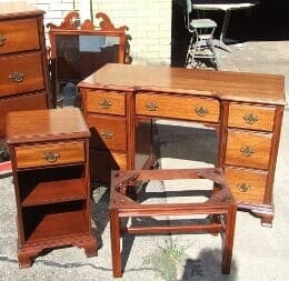 Refinished Bedroom Suite, Furniture Repair in Easton, PA