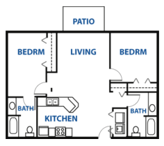 Bella Place 2-Bed 2-Bath