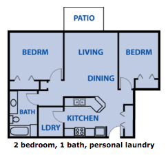 Vincent Marie 2-Bedroom, 1-Bath