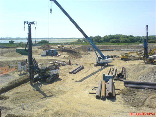 piling at budds farm 4d