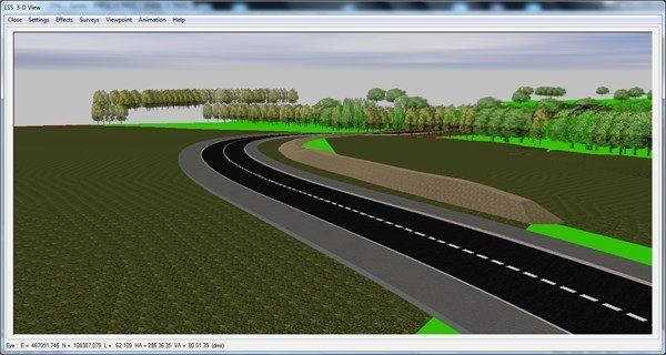phase 13 road lss 3d view digital terrain model