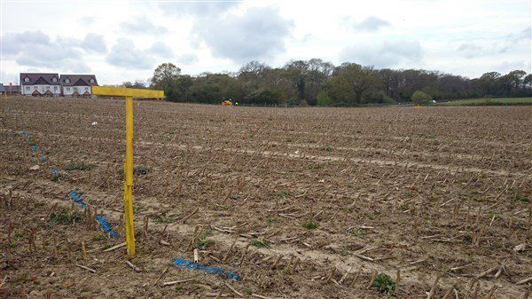 town park cricket pitch fill berewood waterlooville