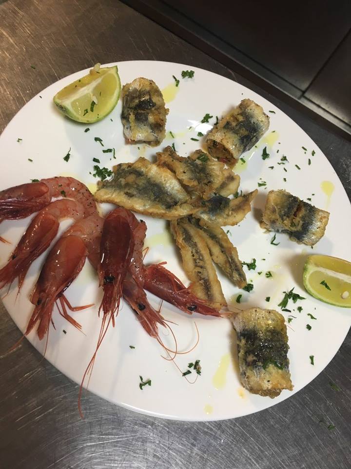 gamberi e alici