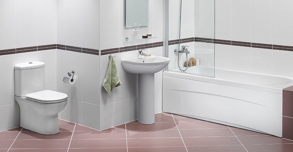Bathroom suite installation
