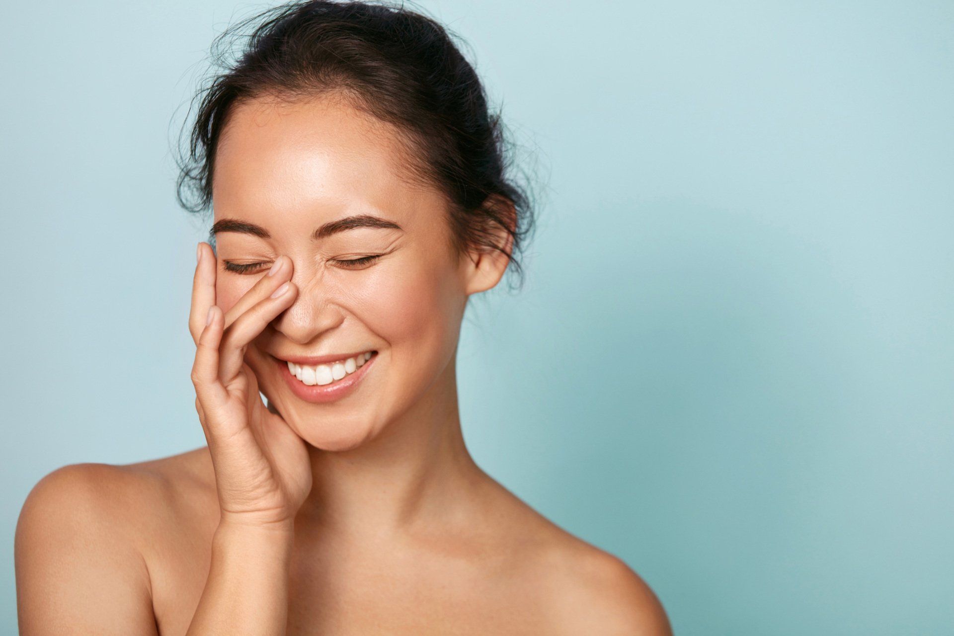 White Teeth of Woman — Pittsburgh, PA — Pittsburgh Dental Spa White Teeth of Woman — Pittsburgh, PA — Pittsburgh Dental Spa