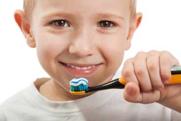 Boy with Toothbrush — Pittsburgh, PA — Pittsburgh Dental Spa