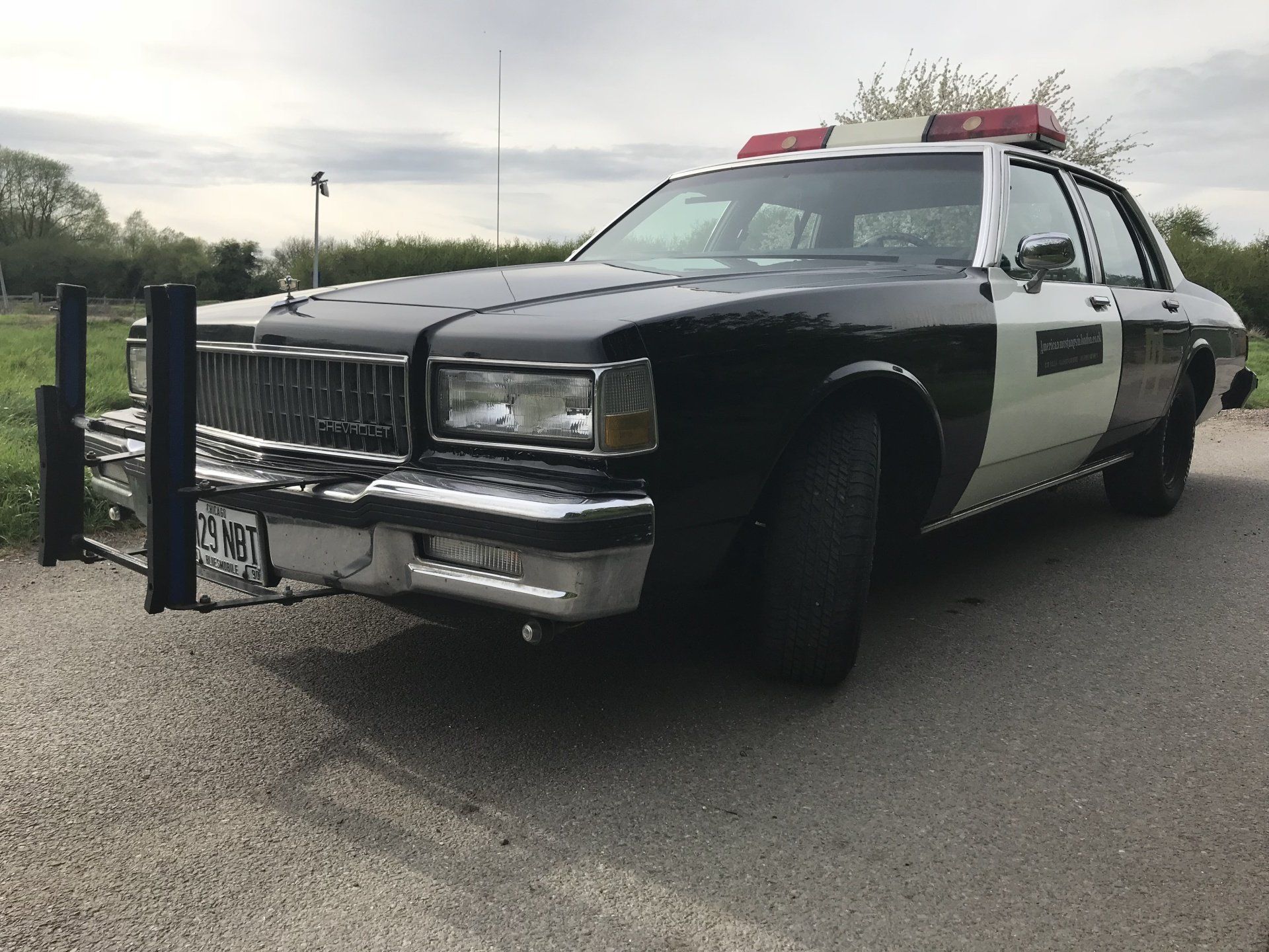 Classic police car