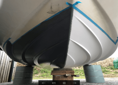 Boat pressure washing
