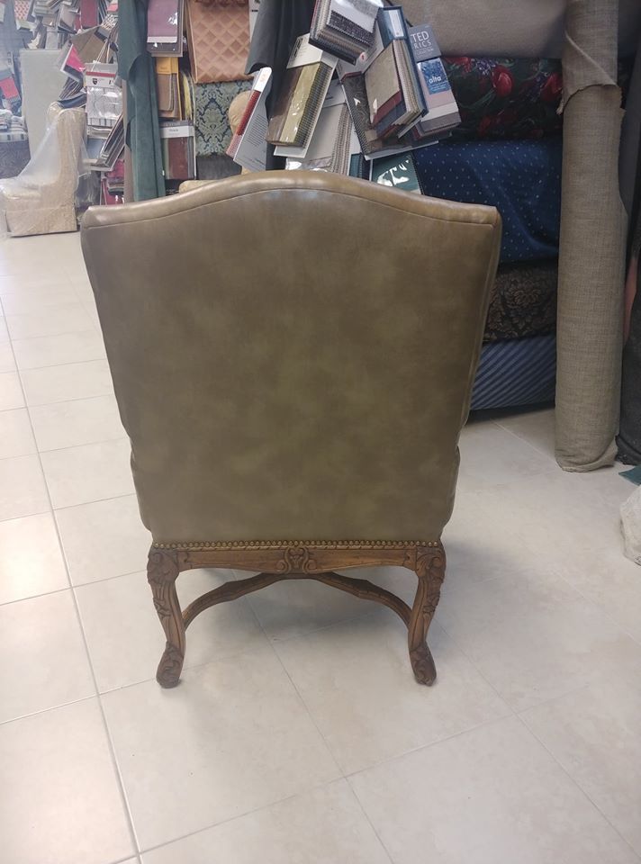Back View Leather Armchair — Pompano Beach, FL — Anthony Interiors