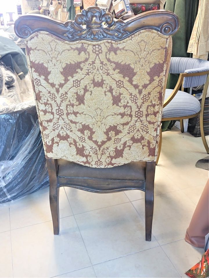 Back View of Antique Dinning Chair — Pompano Beach, FL — Anthony Interiors