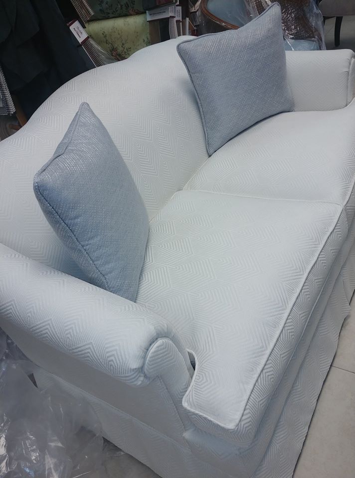 Side View of Upholstered Sofa — Pompano Beach, FL — Anthony Interiors