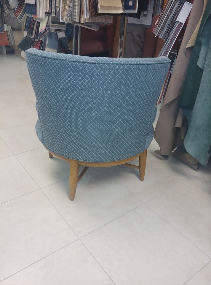Back View of Blue Armchairs — Pompano Beach, FL — Anthony Interiors