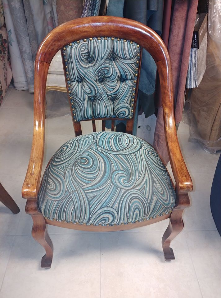 Chair With Wave Design — Pompano Beach, FL — Anthony Interiors