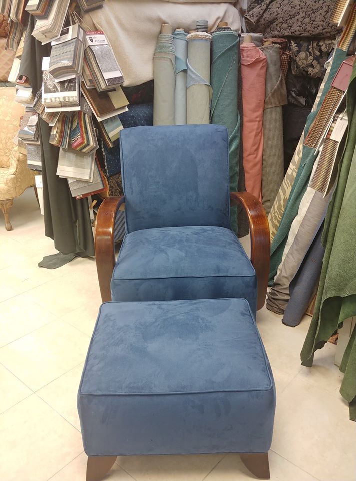 Armchair With Footstool — Pompano Beach, FL — Anthony Interiors