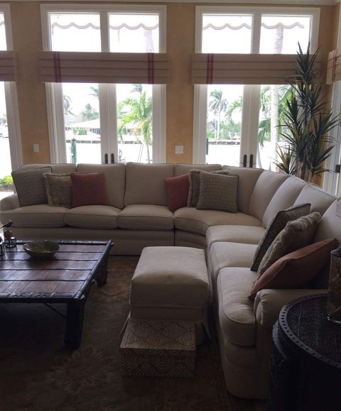 Living Room Custom Window — Pompano Beach, FL — Anthony Interiors Living Room Custom Window — Pompano Beach, FL — Anthony Interiors