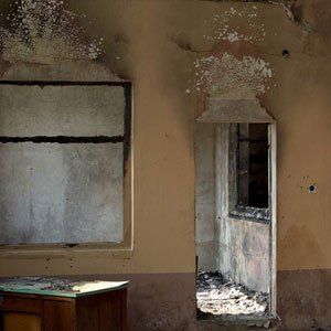damaged interiors