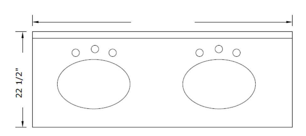 Custom Vanity Size