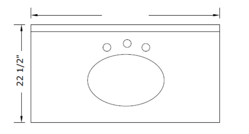 Standard Vanity Size