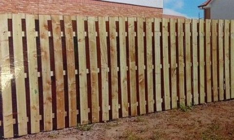 wood fencing