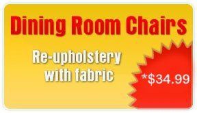 Dining Room Chairs — Riverside, CA — Tran Fabric Upholstery Dining Room Chairs — Riverside, CA — Tran Fabric Upholstery