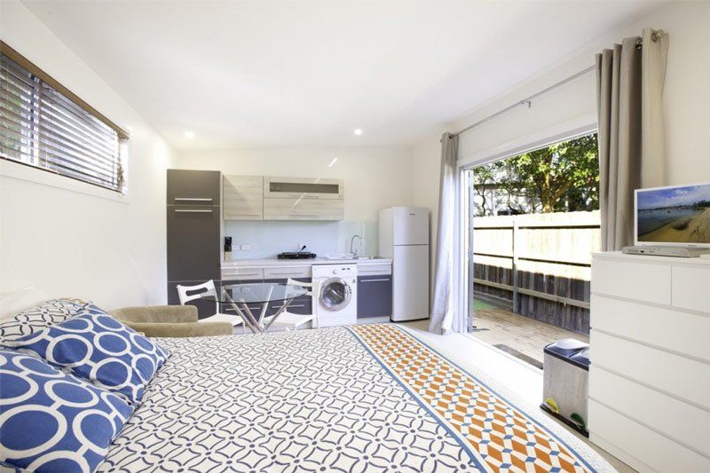 master bedroom pod house