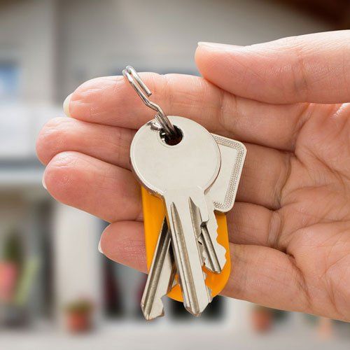 Close-up Of Person Hand Holding House K