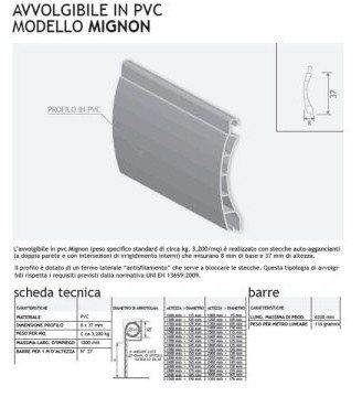 Avvolgibile Modello Mignon