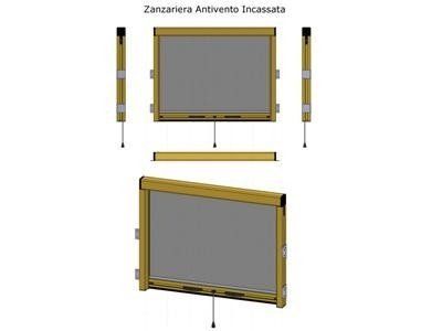 Antivento 50 incasso verticale