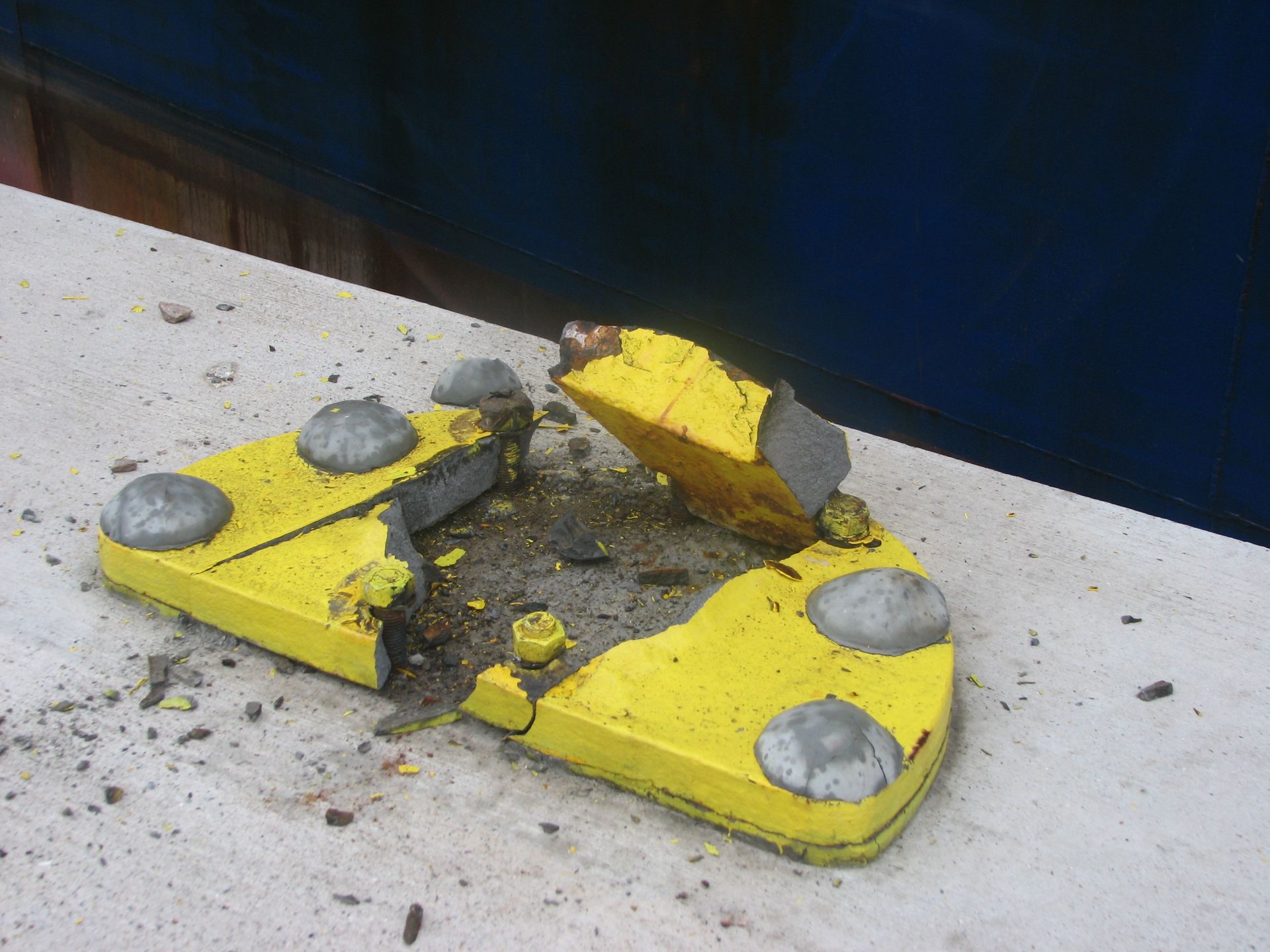 Broken Bollard