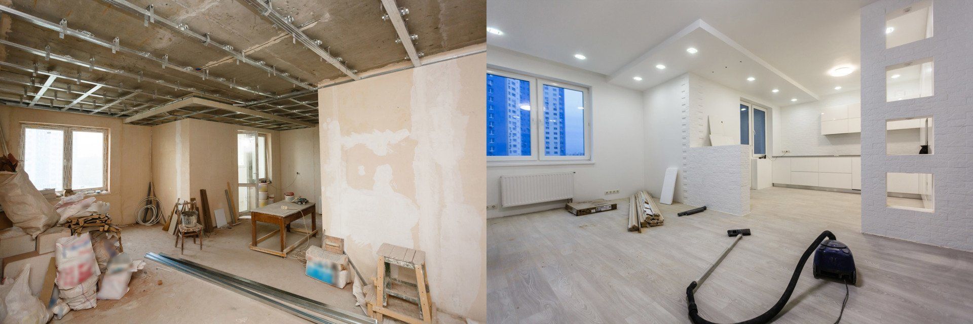 Painting — Before and After Renovation New House in Gray, GA