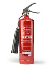 Fire Protection — Fire Extinguisher Isolated on White Background in Aliquippa, P Fire Protection — Fire Extinguisher Isolated on White Background in Aliquippa, P