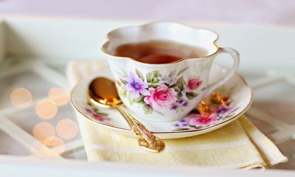 Photo of funeral cup of tea
