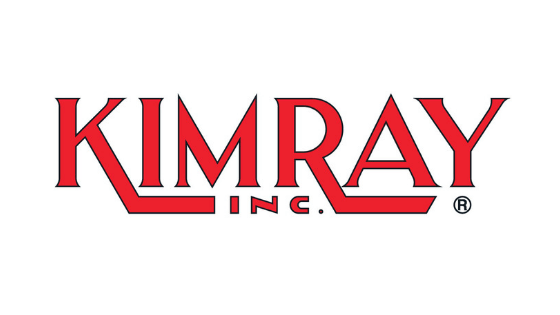 The kimray inc. logo is red and white on a white background.