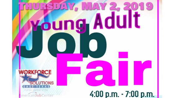 A poster for a young adult job fair
