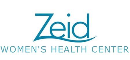 The logo for the zeid women 's health center