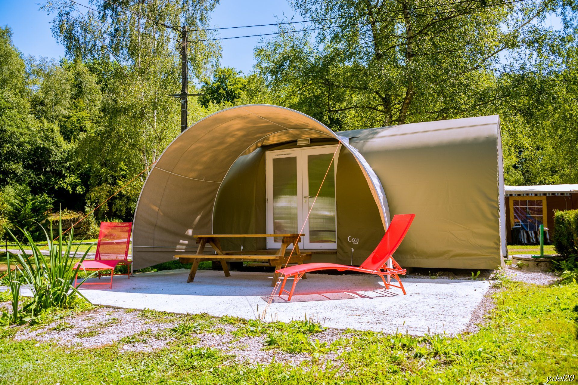 Huur en Coco sweet op de camping