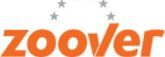 Oranje Zoover-logo met sterren boven het woordmerk