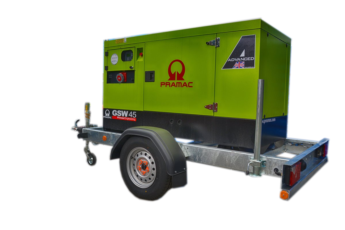 45 kilowatt diesel generator hire in Royston