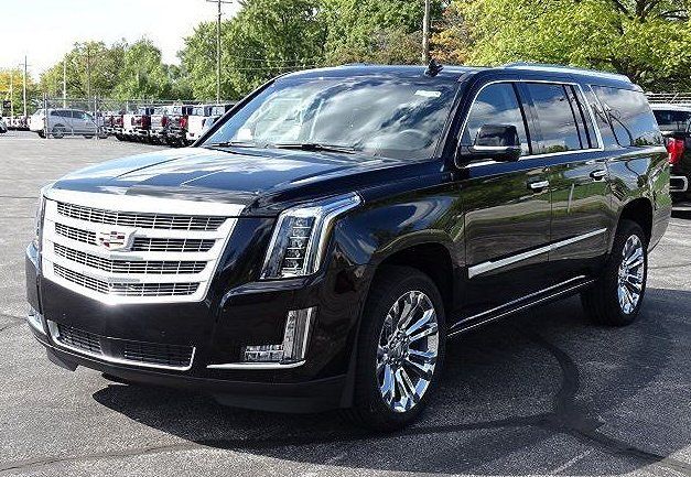 black Cadillac Escalade ESV SUV