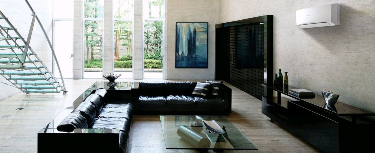 Panasonic air conditioner in lounge room