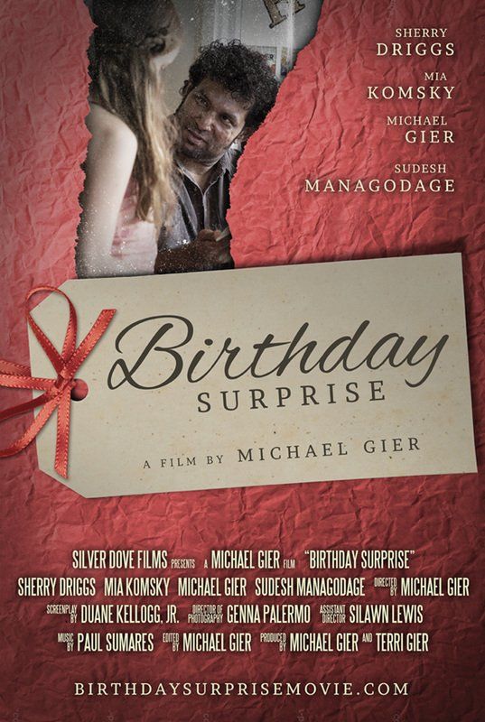 movie poster of an older man talking to a young girl