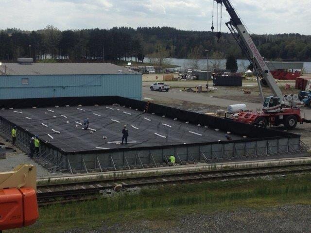 ModuTank Erection - Progress Energy Roxboro, NC Project 07 - Constructions in New Castle, PA