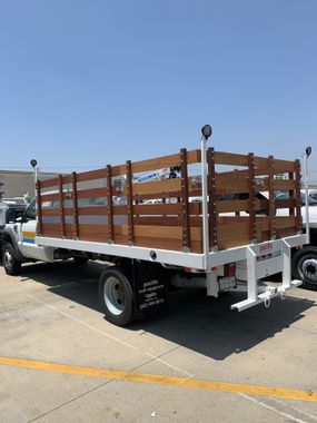 Orange Truck — Whittier, CA — Pacific Truck Equipment Orange Truck — Whittier, CA — Pacific Truck Equipment