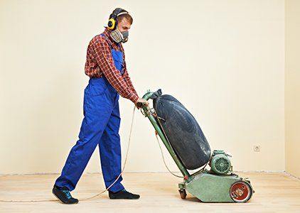 Propane powered floor scraper