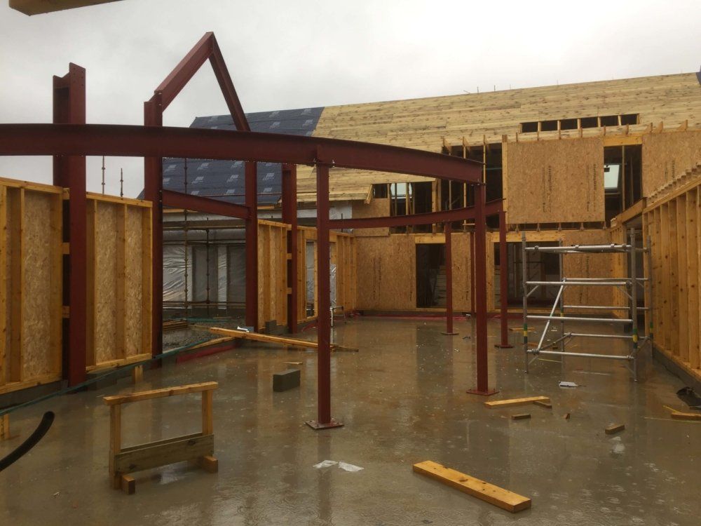 Curved steel beams