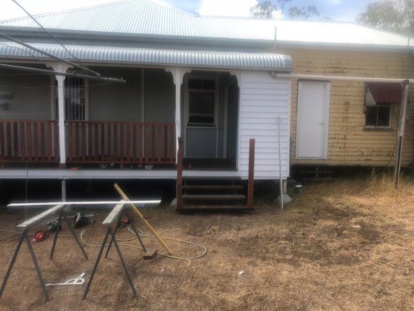 covered house deck
