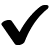 Tick mark icon