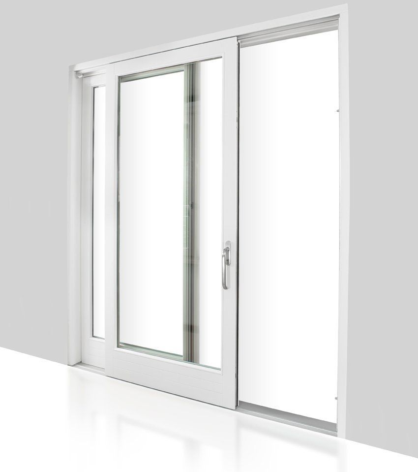 finestra scorrevole in PVC
