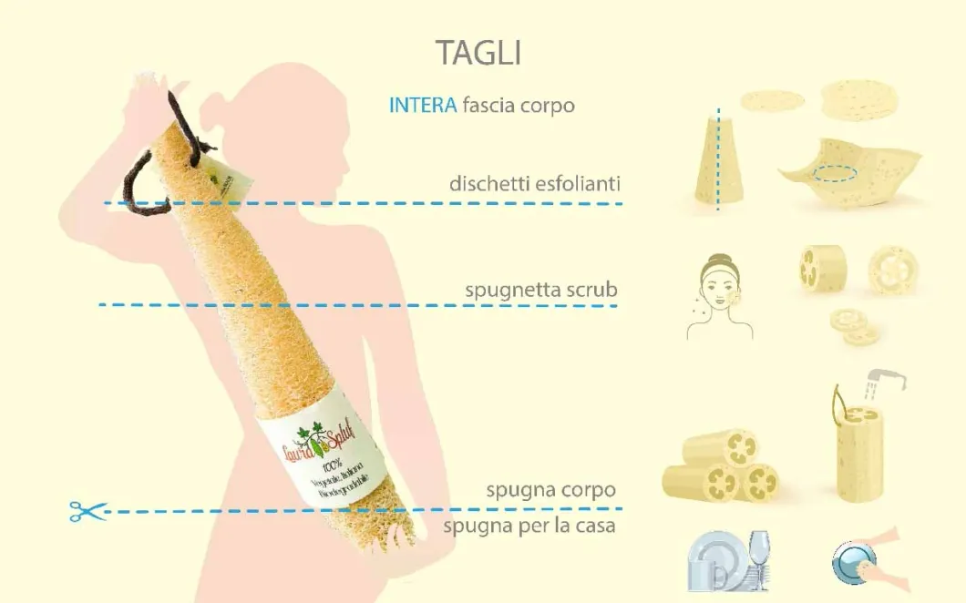 come tagliare la luffatagliare la luffa
